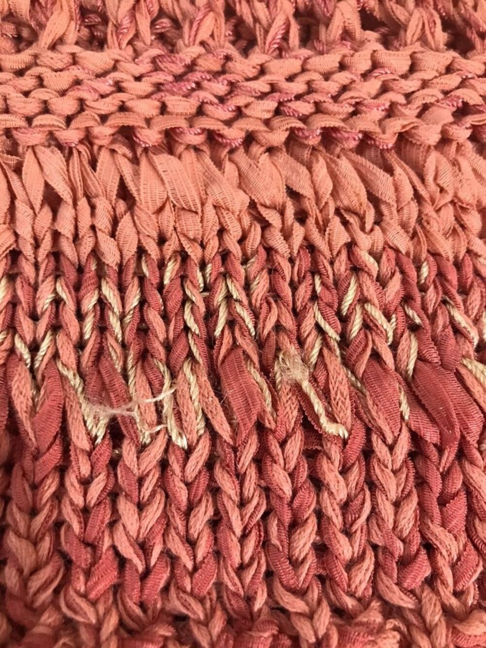 Josephine Chaus Sweater Tank Top Pink Sleeveless Sweater Knit Coastal Beach L - Picture 5 of 10